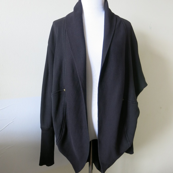 Sweaters - Aritzia WILFRED Diderot Black Cocoon Sweater Sz M